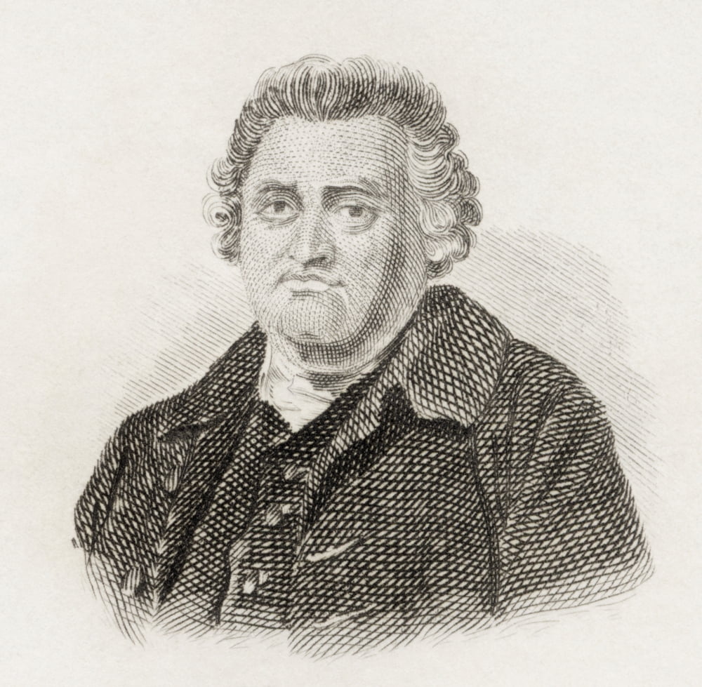 Thomas Warton The Elder C1688 To 1745 English Clergyman And Schoolmaster Known As The Second Professor Of Poetry At Oxford From Crabbs Historical Dictionary Published 1825 Canvas Art - Ken Welsh Desi