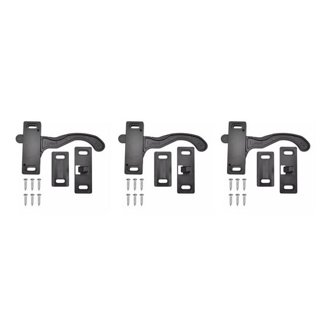 jesticaly RV Screen Door Latch Right Hand Handle Set Travel Trailer Touring Caravans Camper Replacement Hardware Gaskets Parts 3Set