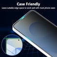 thumbnail image 6 of Casetego (2+2 Packs) For Samsung Galaxy S25 Privacy Screen Protector and Camera Lens Protector 6.2 Inch,Fingerprint Unlock,Anti Spy,9H Hardness,Alignment Frame, 6 of 9