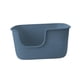 thumbnail image 2 of Inodoro abierto para gatos, lavabo grande para arena para gatos, fácil de limpiar, orinal para gatos pequeños y medianos, gatos de interior, animales Gris, 2 of 8