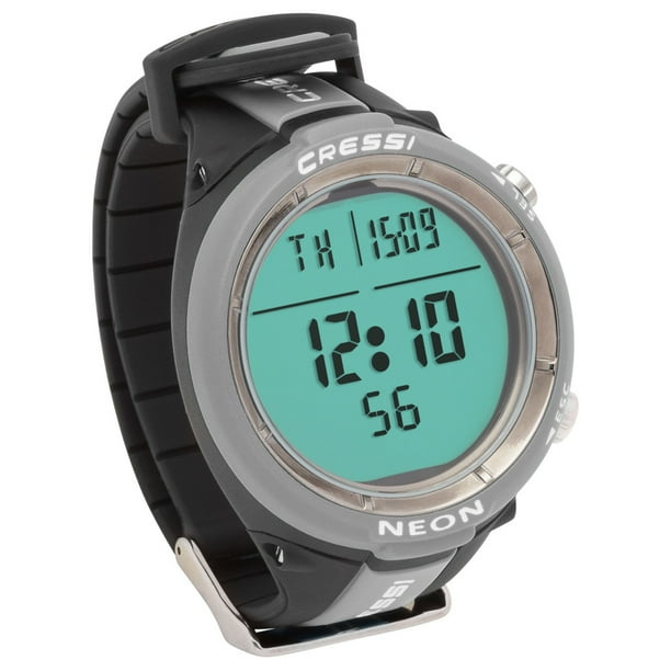 Reloj Computador CRESSI Neon Buceo Tecnico y Apnea Adulto Color Gris