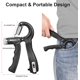 thumbnail image 5 of Fortalecedor de agarre manual, paquete de 2 ejercitadores de antebrazo de resistencia ajustable, 10-130 libras, entrenador de fuerza de agarre para entrenamiento de fuerza de muñeca y recuperación de lesiones brillar Electrónica, 5 of 5