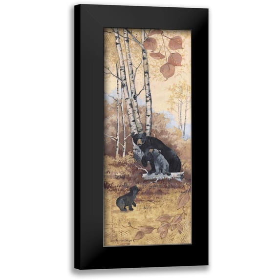 Phillips, Anita 8x14 Black Modern Framed Museum Art Print Titled - Trailing Behind