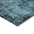 thumbnail image 3 of Addison Rugs Chantille Indoor/Outdoor Transitional Floral Teal Machine Washable Rectangle Rug, 8' x 10', 3 of 8