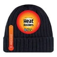 thumbnail image 2 of Heat Holders - Girls Thick Chunky Ribbed Beanie Hat with Bobble for Winter, 2 of 2