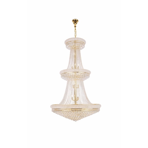 Elegant Lighting Primo 42" 38 Light Royal Crystal Chandelier