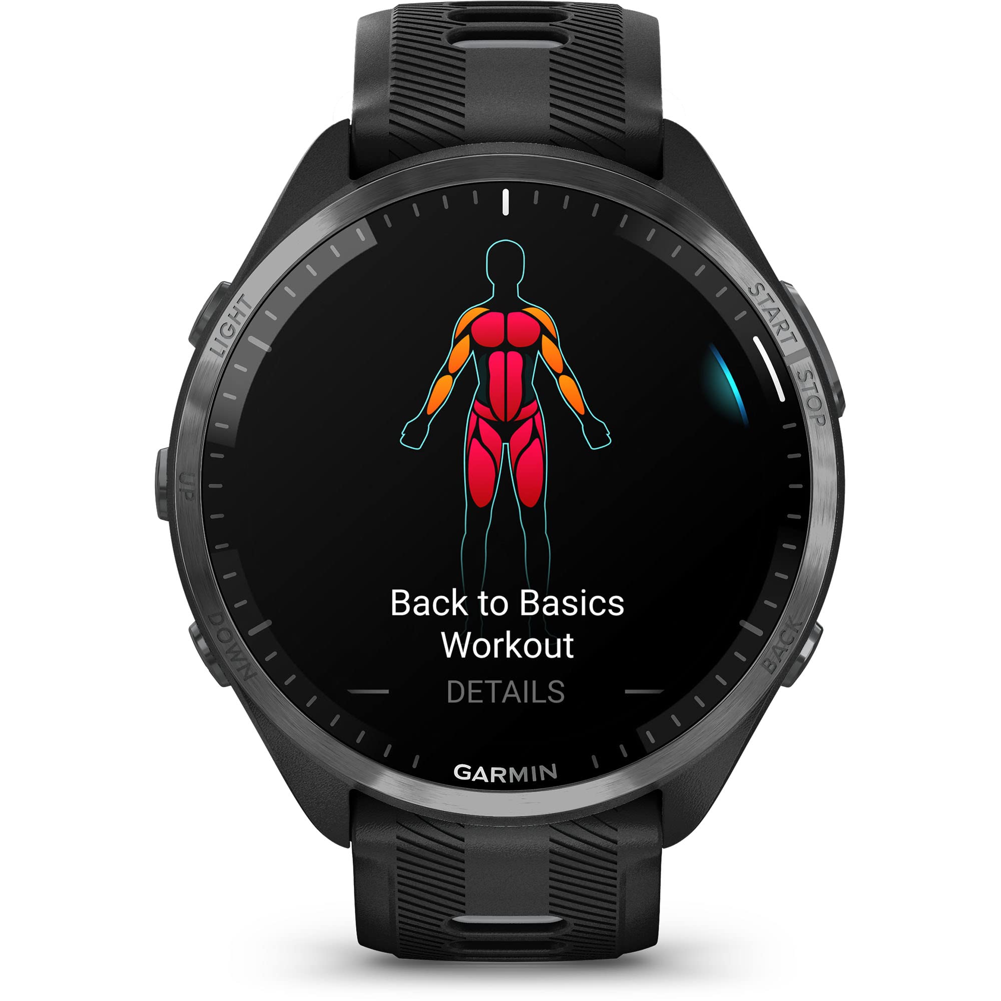 Garmin Forerunner® 965 Running Smartwatch, Colorful AMOLED Display, Training Metrics and Recovery Insights, Black and Powder Gray - image 5 of 5