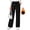 Black, variant on MOSHU Wide Leg Sweatpants for Women High Waisted Baggy Fleece Cotton Pants Fall Casual Sweatpants with Pockets
