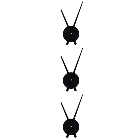 3 Pcs Mantel Clocks with Chimes Pendulum Oversized DIY Wall