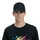 thumbnail image 4 of Fotbe Black Fish scales Gorro Clásico de Béisbol, Gorra Ajustable con Broche Snapback, Gorro de Exterior de Algodón Suave, 4 of 6