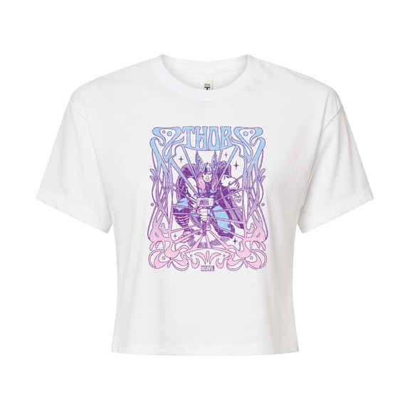 Marvel - Thor Nouveau Cropped Graphic T-Shirt