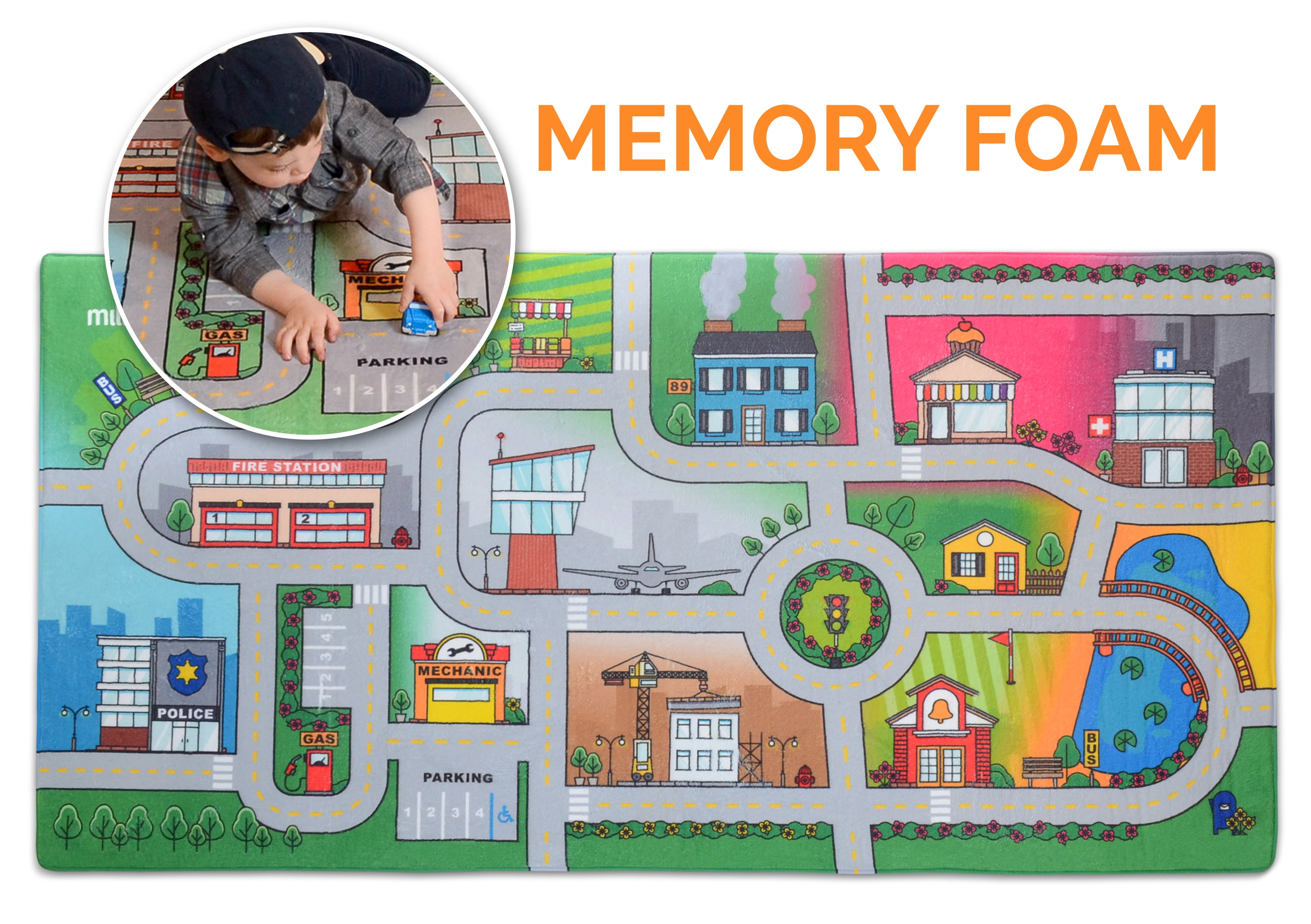 large road play mat