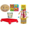 Emoji 16 Count Party Pack With Center Piece