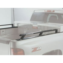 BACKRACK by RealTruck Side Rails to use w/ 21" Toolbox | Black, No Drill | 65567TB | Compatible with 2019-2024 Dodge Ram 1500 w/ 6.5' Bed without Rambox Cargo Mgmt