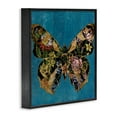 thumbnail image 4 of Stupell Industries Vintage Floral Butterfly Animals & Insects Painting Black Framed Art Print Wall Art, 12 x 12, 4 of 10