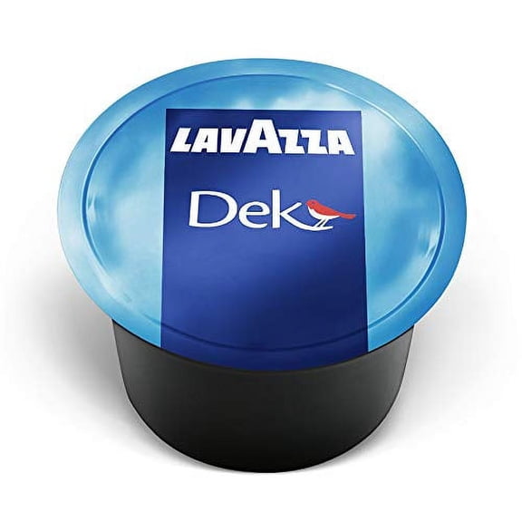 Lavazza Blue DEK Espresso Capsules, Arabica and Robusta Blend, Compatible with Lavazza Classy Machines (100 Capsules)