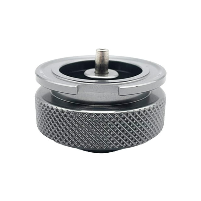 Sonducket Adaptador de estufa Cilindro convertidor de tamaño de bolsillo Herramienta de conversión de apagado automático Kits de desorden para acampar