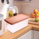 thumbnail image 4 of Utensilios de cocina Refrigerador grande de plástico transparente con cubierta para clasificar frutas y verduras Caja de almacenamiento de alimentos Organizador de cajones rectangular para refrigerado, 4 of 7