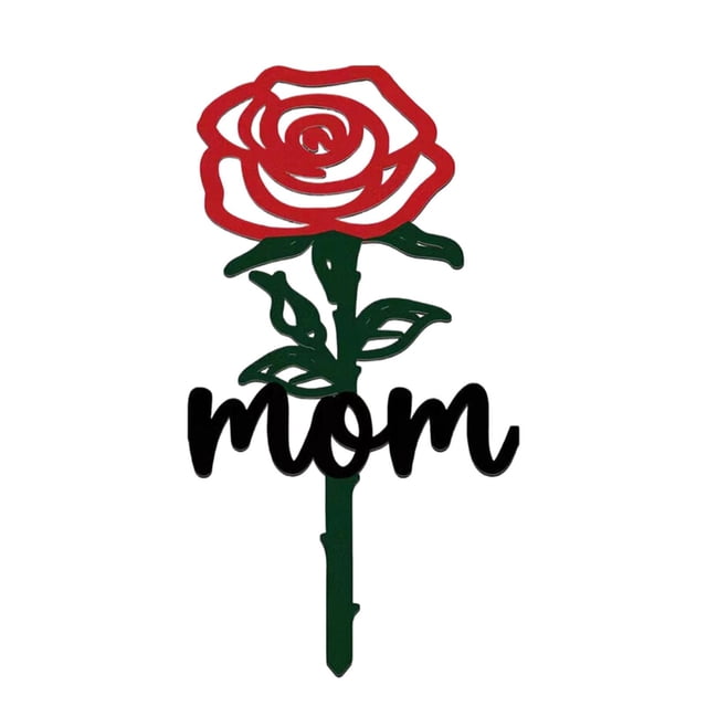 Garden Decoration, Parents Angel Memorial Stake Stakes Insert Relatives Outdoor Decoration, Card Slot