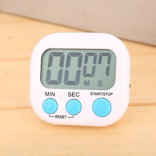 Temporizador de cocina Digital LCD grande, cuenta atrás, reloj, alarma fuerte, magnético Wmkox8yii FSASFJB1954