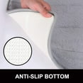 thumbnail image 3 of Bathroom Rug Non-Slip Bath Mat Washable & Quick Drying Modern Soft Microfibre Shower Mat Bath Mat for Bathroom (50 x 80 cm, Gray), 50 x 80 cm, 3 of 9