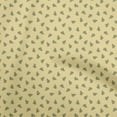 thumbnail image 1 of oneOone Silk Tabby Light Yellow Fabric Fern Leaves Quilting Supplies Print Sewing Fabric By The Yard 42 Inch Wide, 1 of 5