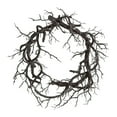 thumbnail image 2 of 18 Inch Black Twig Halloween Wreath for Front Door - Artificial Dead Branch Garland for Indoor Outdoor Party Home Decor, 2 of 5
