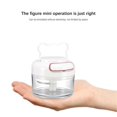 thumbnail image 2 of Hand Pull Ginger Garlic Crusher Durable Manual Garlic Crusher Masher For Home Kitchen Grinding Gadgetswhite1pcs, 2 of 5