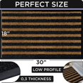 thumbnail image 4 of Extra Durable Door Mat - 30x18 Welcome Mats for Front Door - Door Mats for Outside Entry - Brown Welcome Mat - Entryway Rug - Outdoor Doormats, 4 of 6