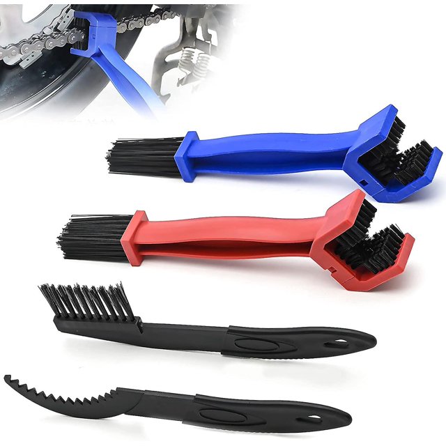 Cepillo de limpieza de cadena de bicicleta Motocicleta Omni Gear Chain Cleaner 4 piezas (t-0-g) ZefeiWu 8390612565120