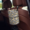 thumbnail image 5 of Easygdp Gold Flamingo Car Trash Can Garbage Car Accessories Trash Can Car Waste Bin for for Driver and Passenger Any Vehicle, 5 of 7