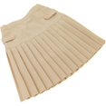 thumbnail image 4 of ToBeInStyle Girl's Pleated Uniform Skort - Khaki - Size 8, 4 of 5