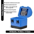 thumbnail image 2 of Igloo 10 QT Gripper CoolBox Personal Cooler, Blue, 2 of 28
