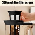 thumbnail image 5 of Cififendec Large Capacity Cold Brew Coffee Pitcher, 1.6L, Leak Proof Infuser Fruit Tea Maker with Filter Strainer for Fridge Iced Drink Beverage Storage, 5 of 6