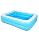 thumbnail image 1 of Piscina piscina Piscina familiar rectangular para niños, fácil de instalar piscina sobre el piscina jardín El 128x85cm, 1 of 9