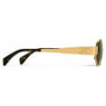 thumbnail image 5 of Celine CL40235U 4S235 Triomphe Oval Metal Gold Frame Green Lens Sunglasses, 5 of 5