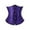 Purple, variant on Ticikt Women Satin Waist Trainer Corset, Front Hook Tummy Control Cincher, Retro Slim Fit Shaper Underbust Top,Color:Gold