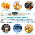 thumbnail image 2 of Juego de 8 Botella (250ml/8oz) de Vidrio Transparente con Tap&oacute;n Abatible y Botellas de Vidrio para Elaboraci&oacute;n Casera, Cerveza, Kombucha, Kefir, Extracto de Vainilla, 2 of 7