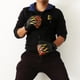 thumbnail image 2 of Guantes de boxeo, set de práctica de boxeo para padres e hijos, mitones, guantes, disponible en 3 Negro 7 pulgadas, 2 of 7
