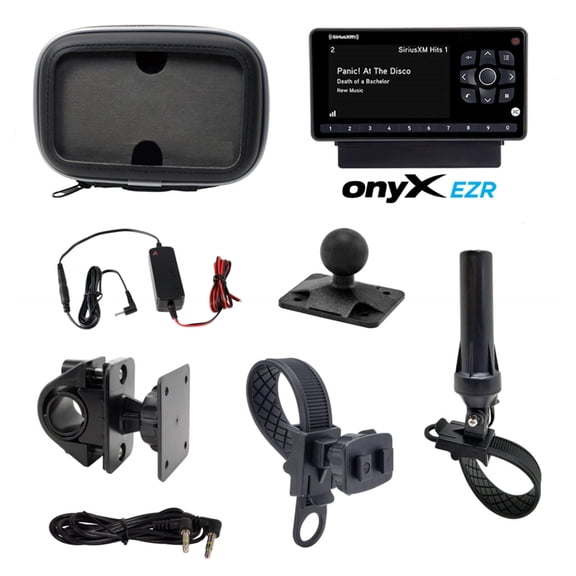 SiriusXM onyX EZR Receiver Motorcycle Bundle