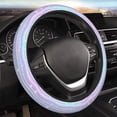 thumbnail image 4 of Uemuo Striped Gradient Printed Car Elastic Steering Wheel Cover - Universal Car Accessory for Diverse Cars Anti-Slip, and Comfortable- 15", 4 of 8
