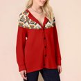 thumbnail image 2 of Ladies' Ethnic Printed Style Cardigan Jacket Ladies' Autumn And Winter Jacket, 2 of 5