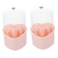 thumbnail image 4 of HOMEMAXS 2pcs Heart Shape Cosmetic Brush Holder Makeup Brush Holder with Lid Plastic Pen Holder Pencil Storage Holder, 4 of 8