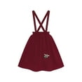thumbnail image 1 of Girls Dress Wine Red Suspender Skirt School Uniform 6 Years, 1 of 3