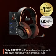 SteelSeries Arctis Nova 5 Wireless Gaming Headset — PC, PS5, PS4, Nintendo Switch, Mobile, Black