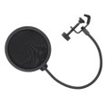 thumbnail image 3 of Cateissary Micrófono Filtro pop 360 grados Micrófono ajustable Pantalla de viento Micrófono de estudio de doble capa Filtro pop Cables de audio/vídeo, 3 of 6