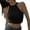 Black, variant on Beach Vacation Clothes for Women Crop Top Compression Shirt Bra Tops Crack Tops Crazy Chicken Lady Top Bulk Pack Womens Checke Women Little Year 10 Memory Foam Colla Sleeveless Blouses Black One Size