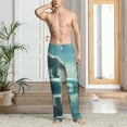 thumbnail image 6 of Lsque Polar Bear On Iceberg Print Men's Pajama Pants, Lounge Pant - Comfortable Home Wear,Elastic Waistband, Stylish Design-XX-Large, 6 of 9