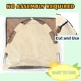 thumbnail image 5 of No Assembly Required Cat Tent Portable Outdoor/Indoor Cooling Cats Cave Bed Lightweight for Indoor Cats and Small Dogs with Cool Mat Summer Cat House Large 19x19x16 in (Beige), 5 of 5