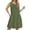 Green, variant on OSOLU Solid Color Women Pleated Front Tank Dresses Fashion Casual Sleeveless Pockets Dress Holiday Hawaiian Flowy Sundress